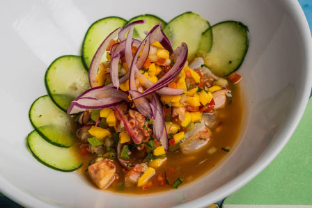 Ceviche de Mango - Ola Ola